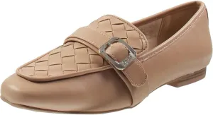 Jones New York Womens Cirana Woven Faux Leather Loafers