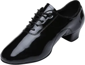 Kids Ballroom Dance Shoes Black Patent Leather Sole Tango Salsa Latin Shoe Oxfords Jazz Teaching Shoes