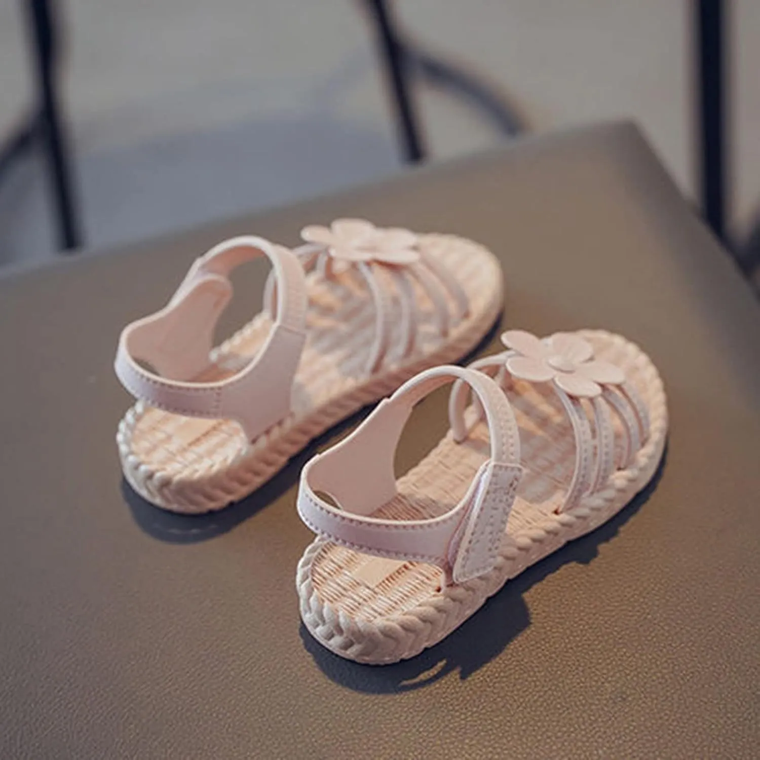 Kids Bulk Flip Flops Toddler Kids Infant Girls Soild Flower Princress Shoes Soft Sole Non Slip First for Kid