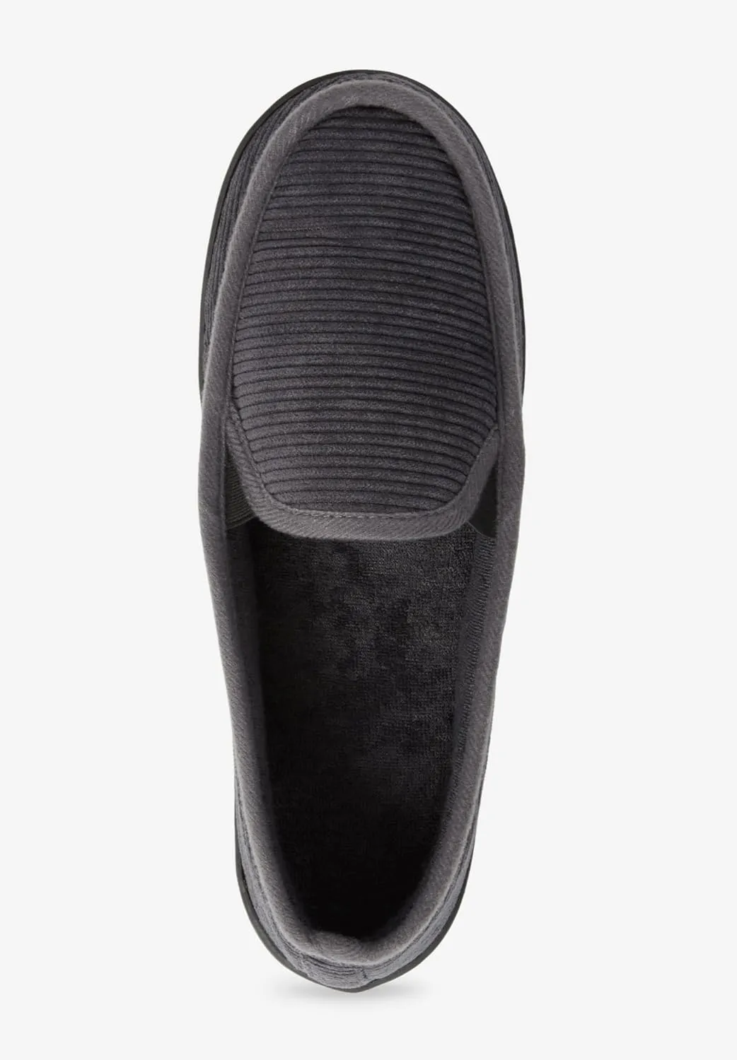 KingSize Men's Wide Width Cotton Corduroy Slippers