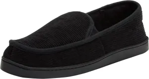 KingSize Men's Wide Width Cotton Corduroy Slippers