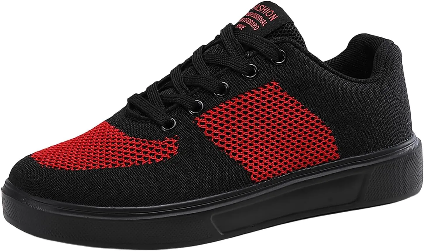 Leisure Couple Men Women Four Seasons Mesh Non Slip Flat Round Toe Breathable Lace Up Lazy Leisure Men S Casual Shoes 9 Men's