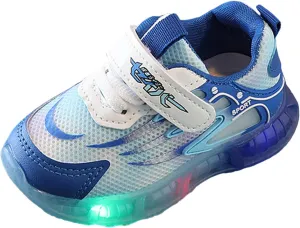 Light Up Shoes for Boys Girls Toddler Led Walking Shoes Kids Non Slip LED Mesh Breathable Outdoor Casual Shoes