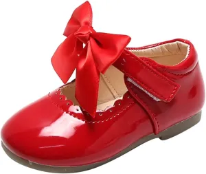 Little Girls Party Dress Shoes Toddler Slip On Mary Jane Ballerina Flats Flower Girl Shoes for School Wedding