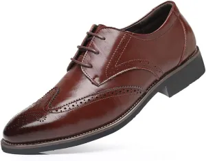 Men Business Leather Oxfords Breathable Slip On Work Driving Loafers Walking Shoes Boat Moccasins