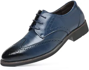 Men Business Leather Oxfords Breathable Slip On Work Driving Loafers Walking Shoes Boat Moccasins