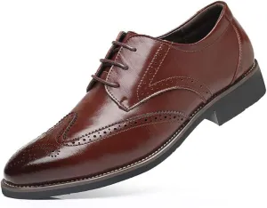 Men Business Leather Oxfords Breathable Slip On Work Driving Loafers Walking Shoes Boat Moccasins