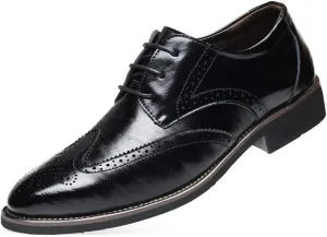 Men Business Leather Oxfords Breathable Slip On Work Driving Loafers Walking Shoes Boat Moccasins