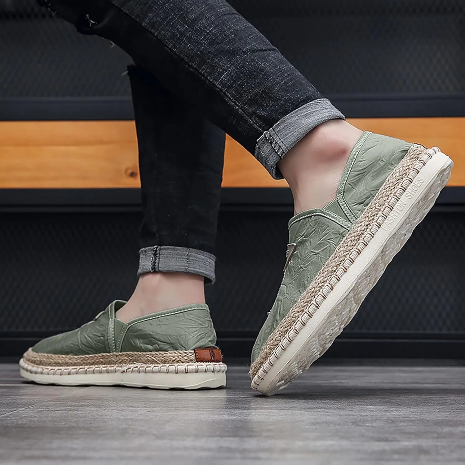 Men Low Top Breathable Casual Walking Shoes Canvas Loafer Shoes for Men Casual Men's Shoes Men Shoes