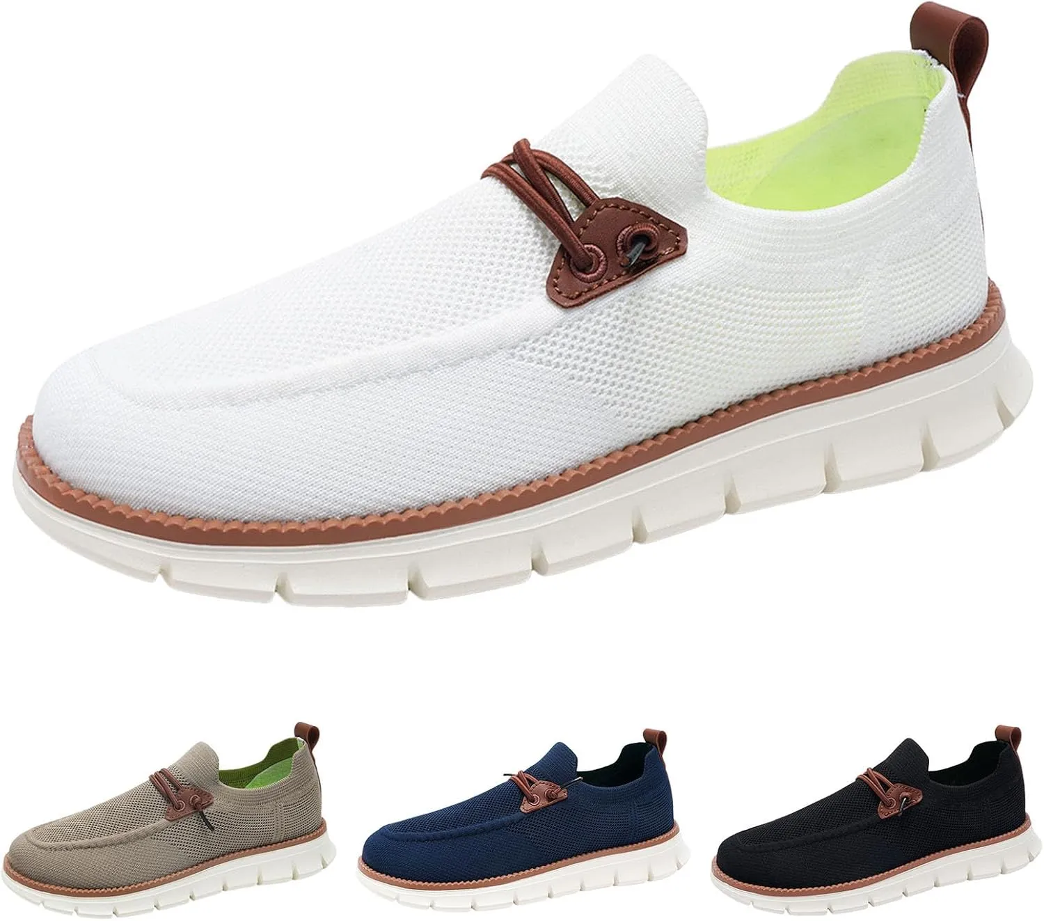 Men Sports Shoes Fashionable New Pattern Solid Color Simple Mesh Breathable Lightweight Men's Athletic Sneaker Shoes for Men