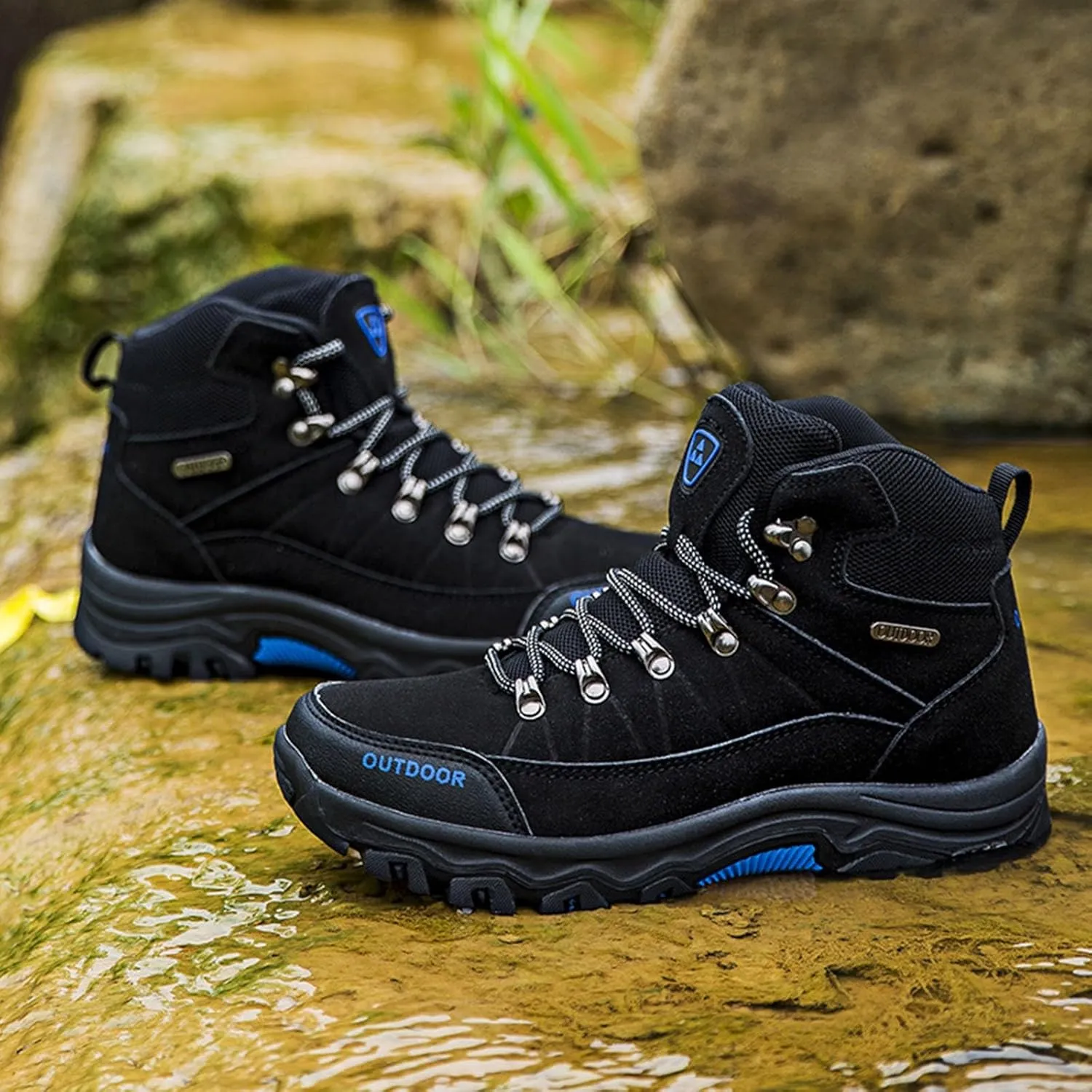 Men's Autumn and Winter Breathable Outdoor Hiking Shoes High Top Shoes Hiking Sneakers Shoes Men Sneaker 12 Men Shoes Men Sho