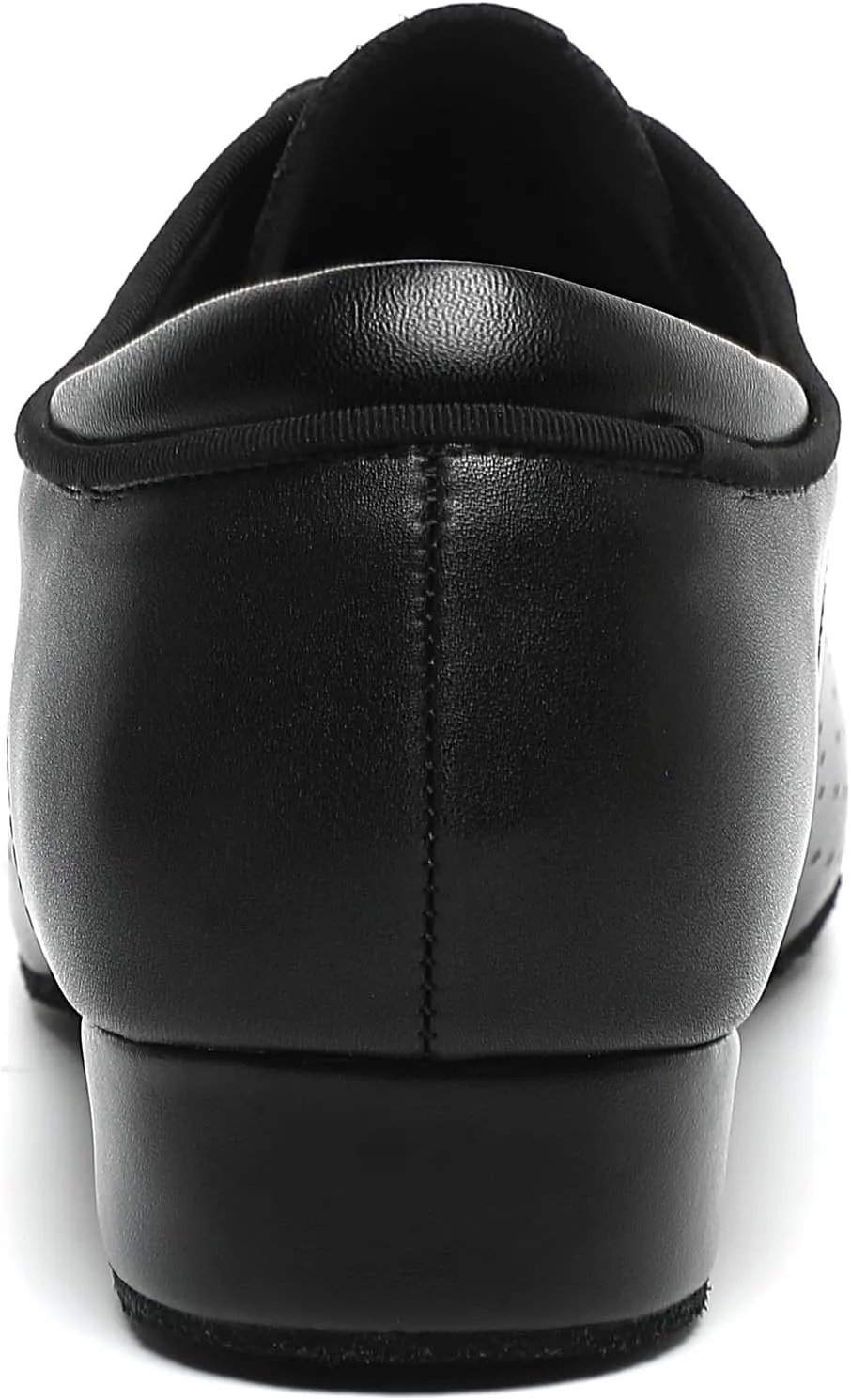 Men's Ballroom Dance Shoes Latin Salsa Dancing Black Breathable Leather Character Shoes