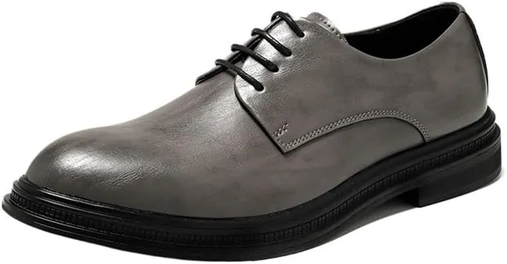 Men's Classic Retro Dress Shoes Comfortable Business Wedding Lace-up Formal Oxfords for Men