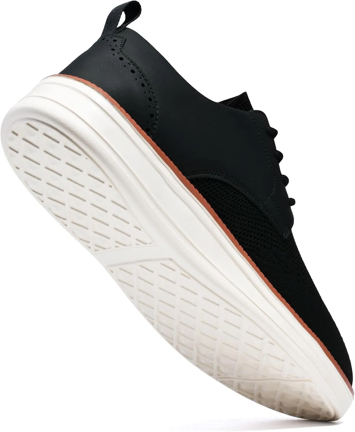 Men's Dress Sneakers Business Casual Dress Oxfords Walking Shoes Lightweight Comfortable Brogue Shoes