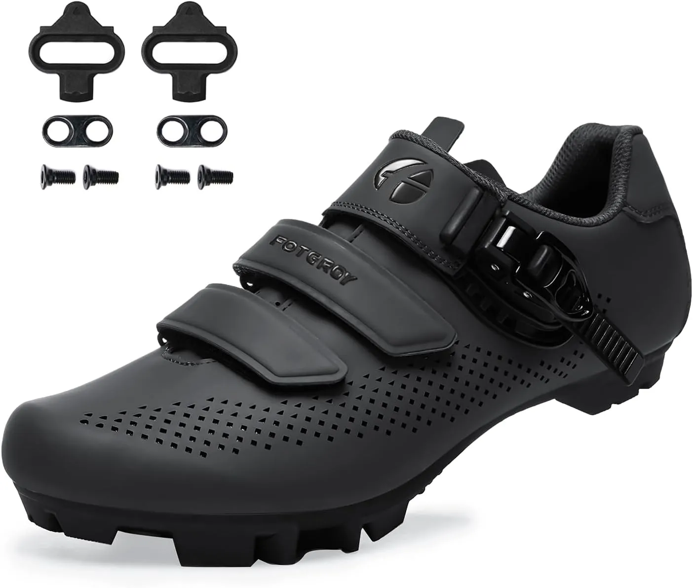Mens Mountain Bike Cycling Shoes Women, MTB Bicycle Shoes Compatible with Shimano SPD