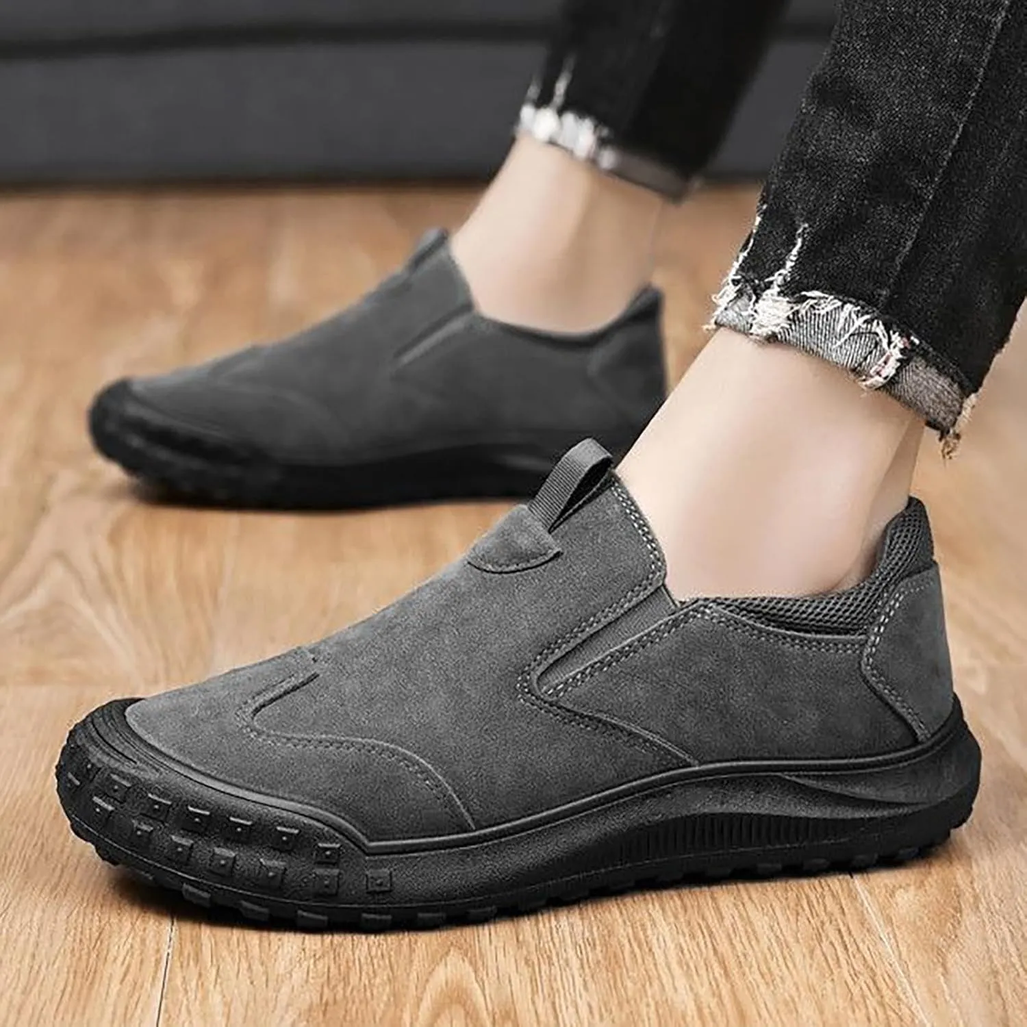 Men's Shoes Autumn and Winter New Outdoor Versatile Sports Breathable Men's Shoes Mens Canvas Slip on Shoes Casual Men's Shoe