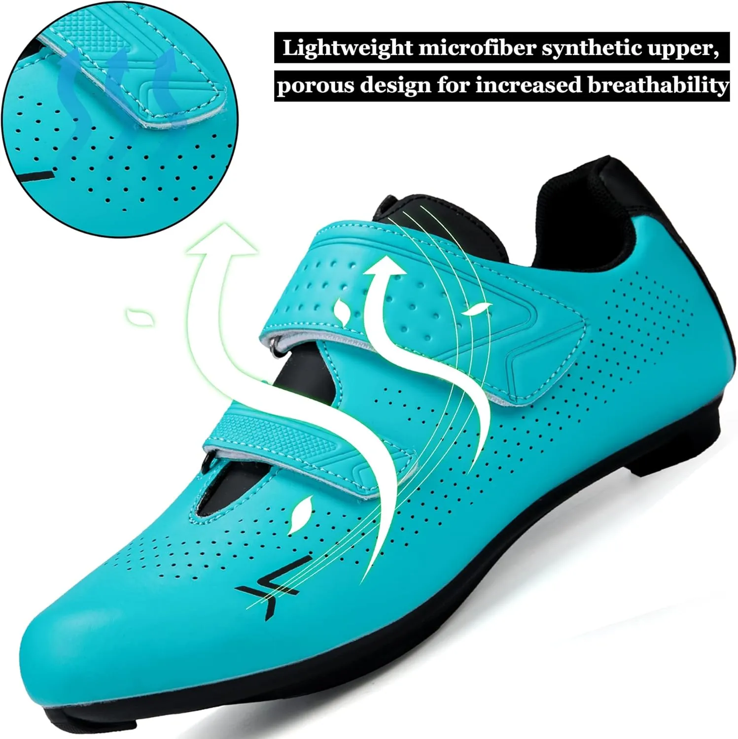 Mens Womens Cycling Shoes Compatible with Peloton Road Bike Riding Bicycle Pre-Installed Delta Cleats