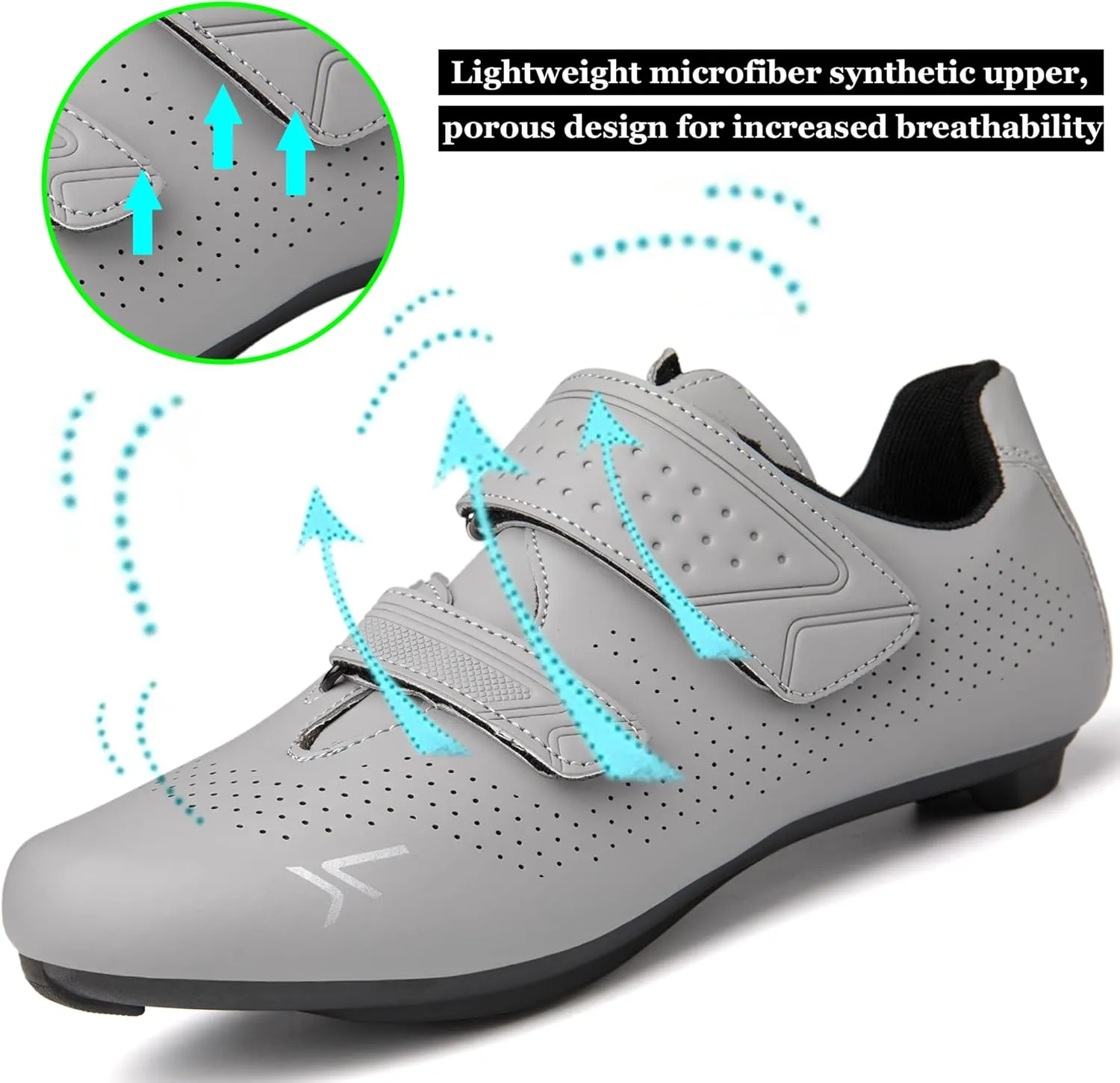 Mens Womens Cycling Shoes Compatible with Peloton Road Bike Riding Bicycle Pre-Installed Delta Cleats