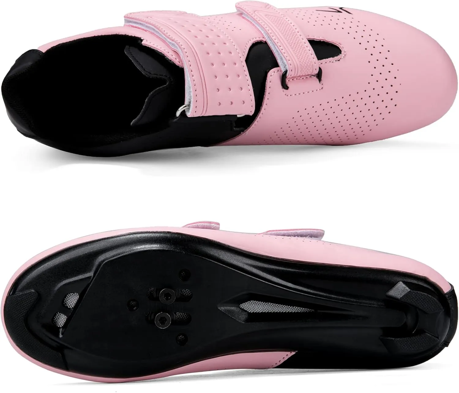 Mens Womens Cycling Shoes Compatible with Peloton Road Bike Riding Bicycle Pre-Installed Delta Cleats