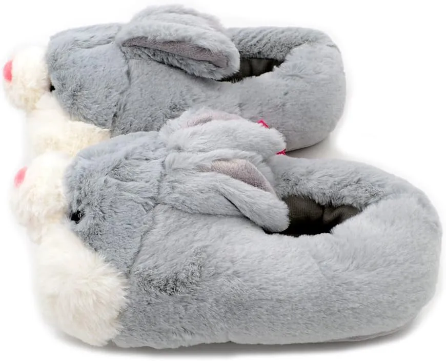 Millffy Bunny Slippers for Women Warm Funny Slippers House Shoes Rabbit Plush Slippers