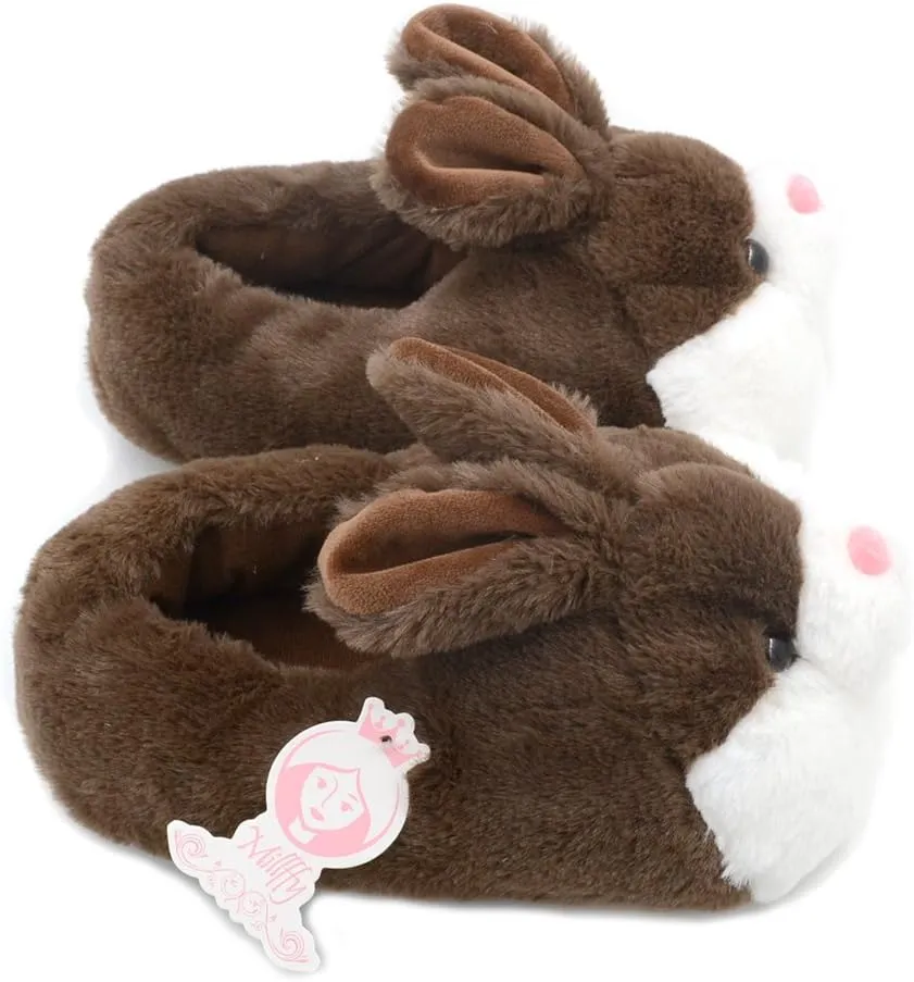 Millffy Bunny Slippers for Women Warm Funny Slippers House Shoes Rabbit Plush Slippers