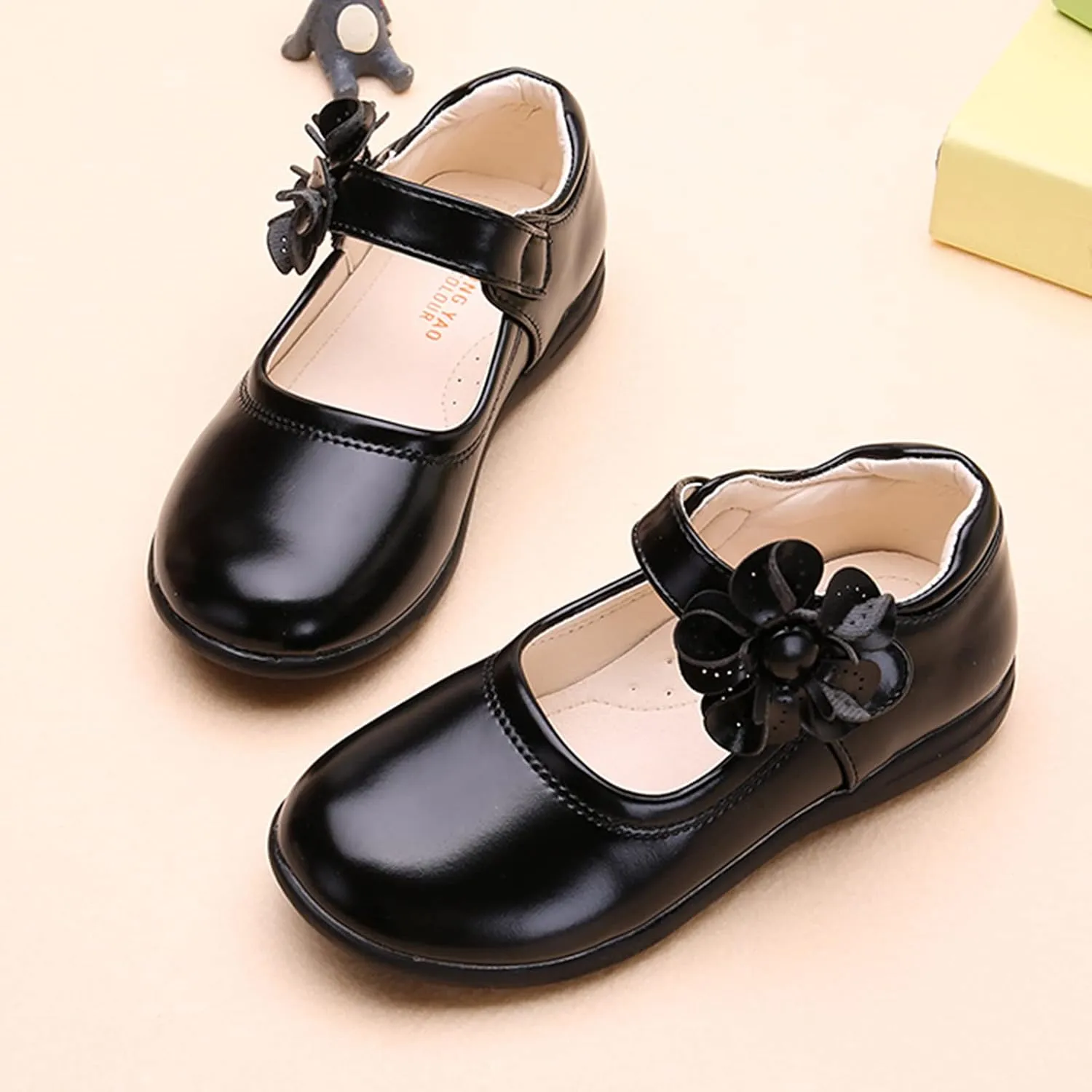 Newborn Shoes for Girls,Children Baby Girls Leather Flower Princess Shoes Soft Dance Shoes Kids Shoes