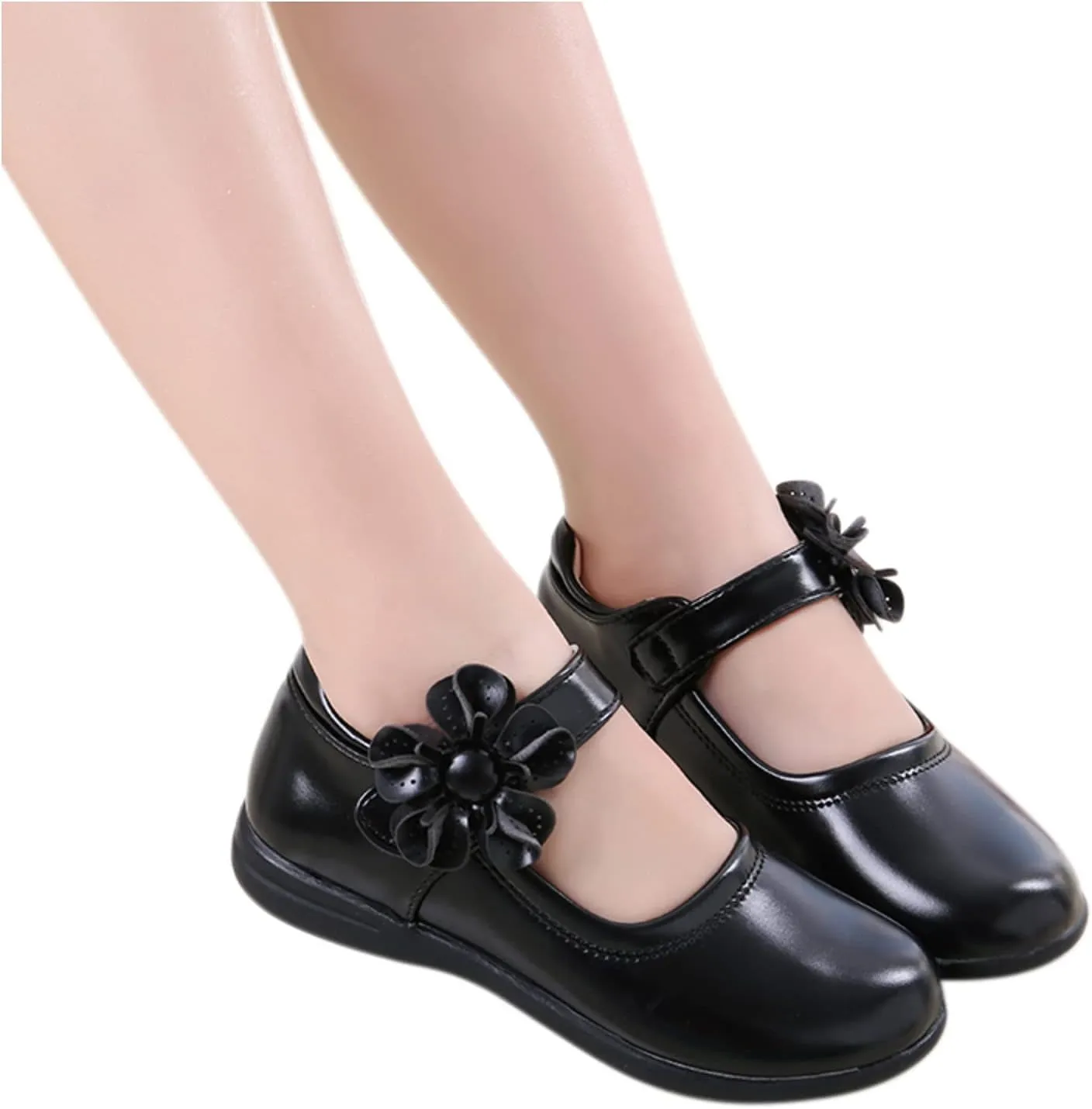Newborn Shoes for Girls,Children Baby Girls Leather Flower Princess Shoes Soft Dance Shoes Kids Shoes