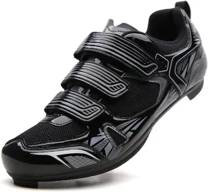 Patavinity Cycling Men's Shoes for Bike with Delta-Compatible Bike Cleats