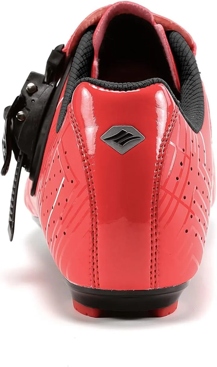 Santic Men's Cycling Shoes Road Cycling Riding Shoes Road Bike Shoes with Buckle- Roadway New