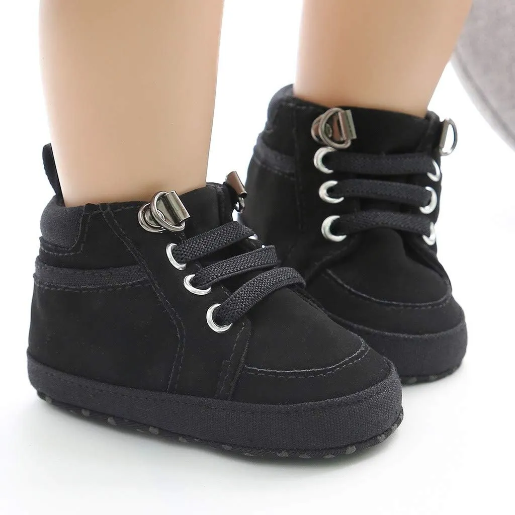 Shoes for Girls Cross-Tied Shoes Solid Toddler Walkers Shoes Baby Kid Fashion First Girl Boys 5t Shoes Girl