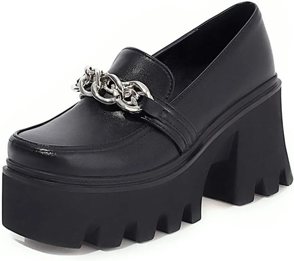 SO SIMPOK Women's Goth Patent Leather Pumps Sweet Party Lolita Mary Janes Platform Gift…