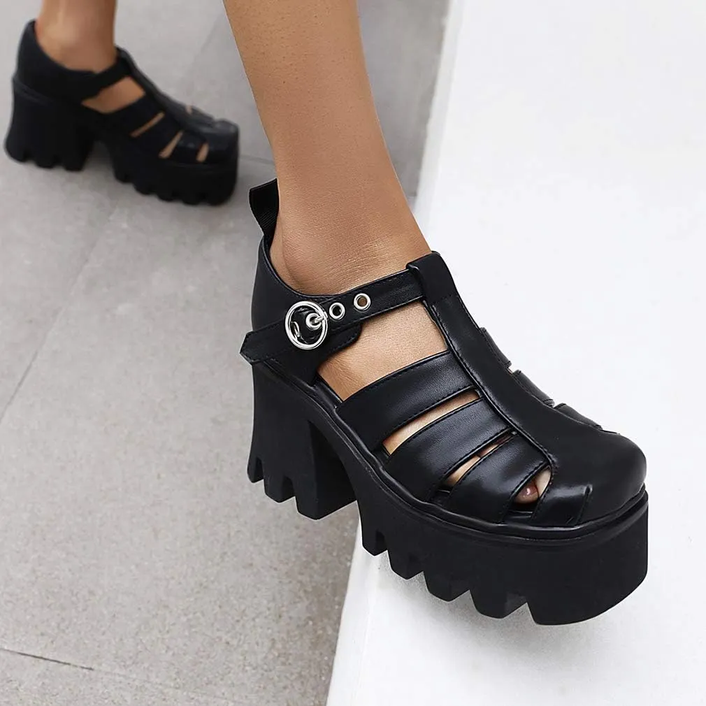SO SIMPOK Women's Goth Patent Leather Pumps Sweet Party Lolita Mary Janes Platform Gift…