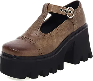 SO SIMPOK Women's Goth Patent Leather Pumps Sweet Party Lolita Mary Janes Platform Gift…