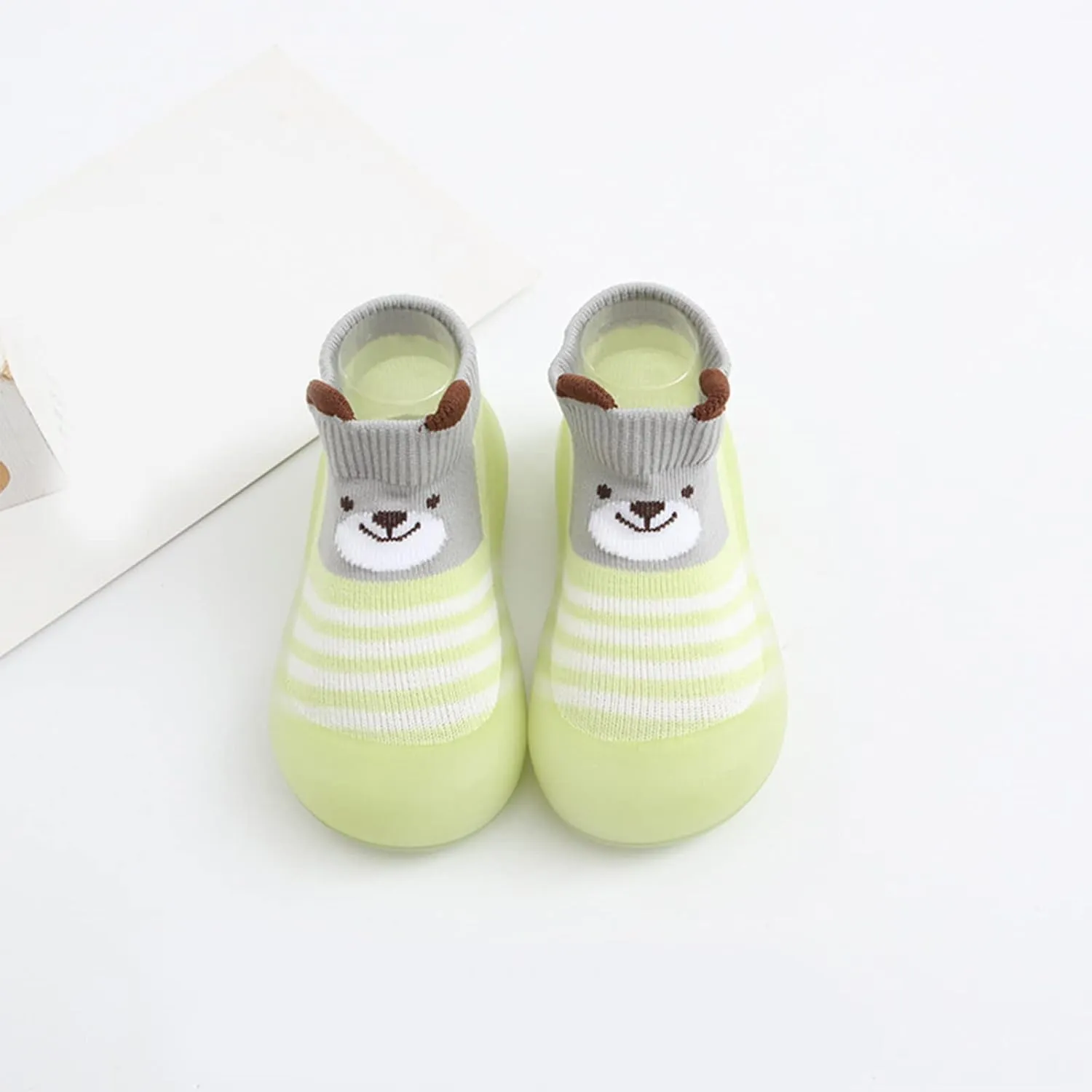 Sock Shoes for Kids Duck Boots Toddler Slip On Sneakers Non-Slip Rubber Sole B aby First Walking Shoes Lightweight
