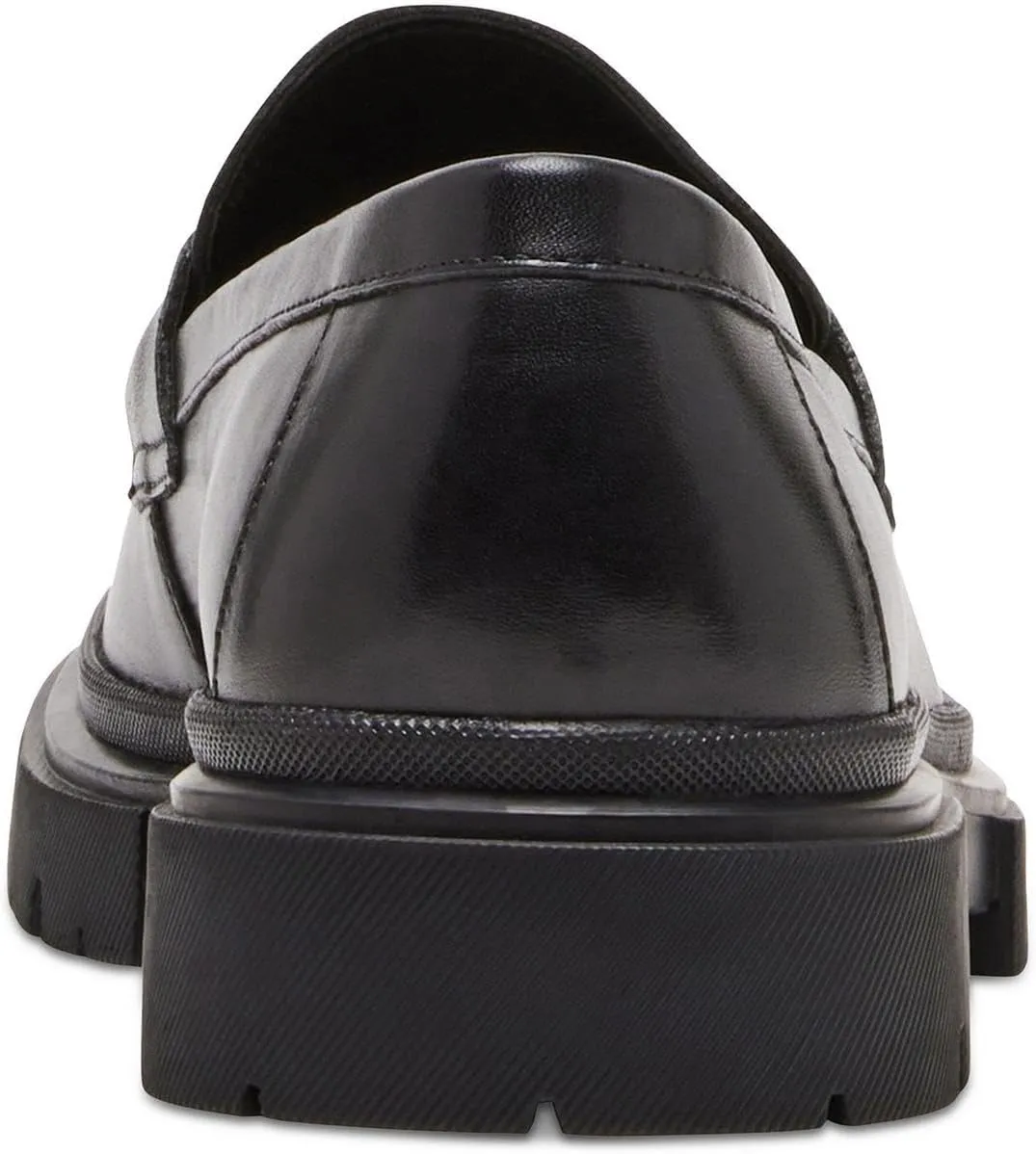 Steve Madden Womens AKKRON Laceless Faux Leather Loafers