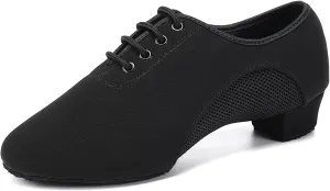 SWDZM Men&Women Ballroom Dance Shoes Closed Toe Latin Salsa Practice Dancer Modern Performance Dancing Shoes