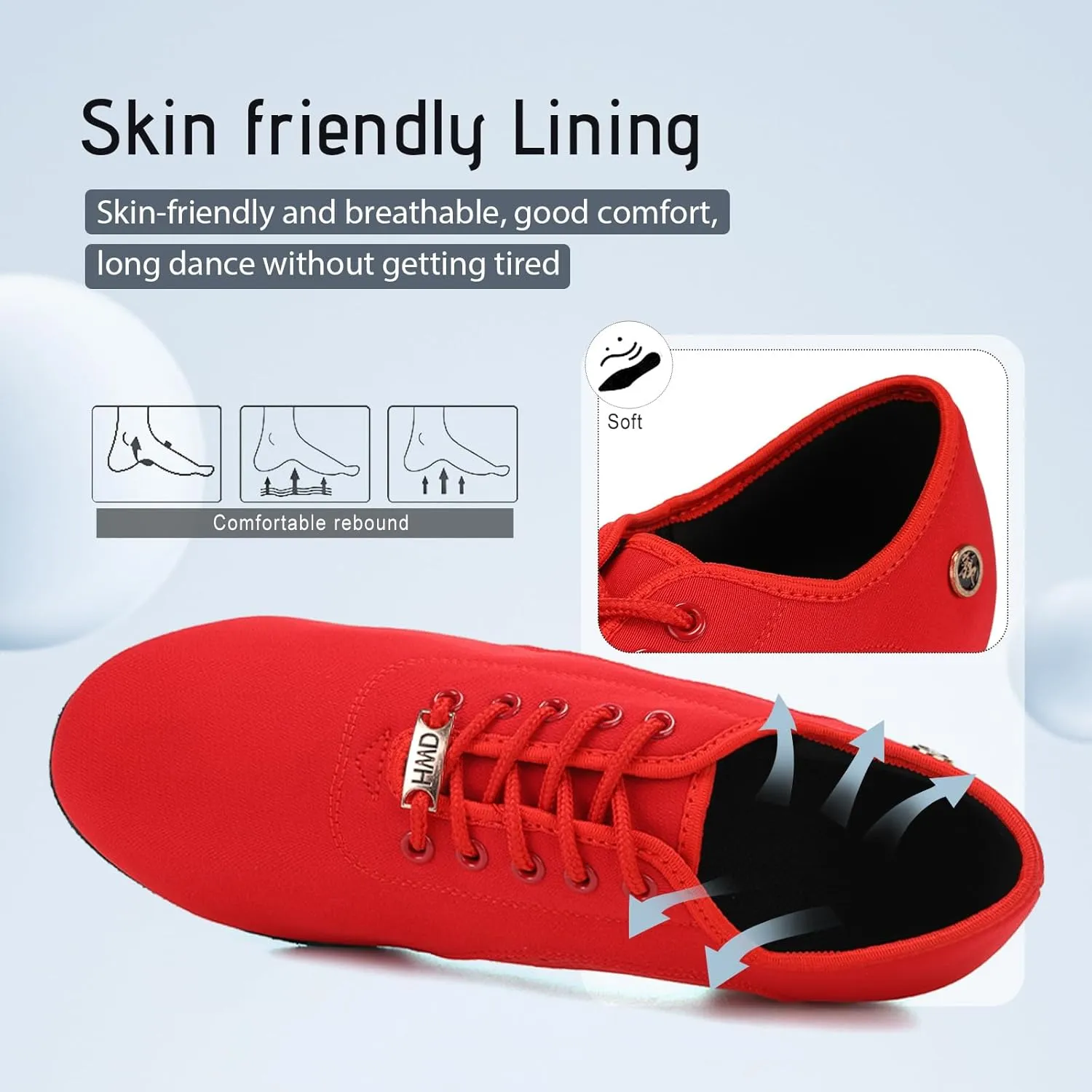 SWDZM Men&Women Ballroom Dance Shoes Closed Toe Latin Salsa Practice Dancer Modern Performance Dancing Shoes