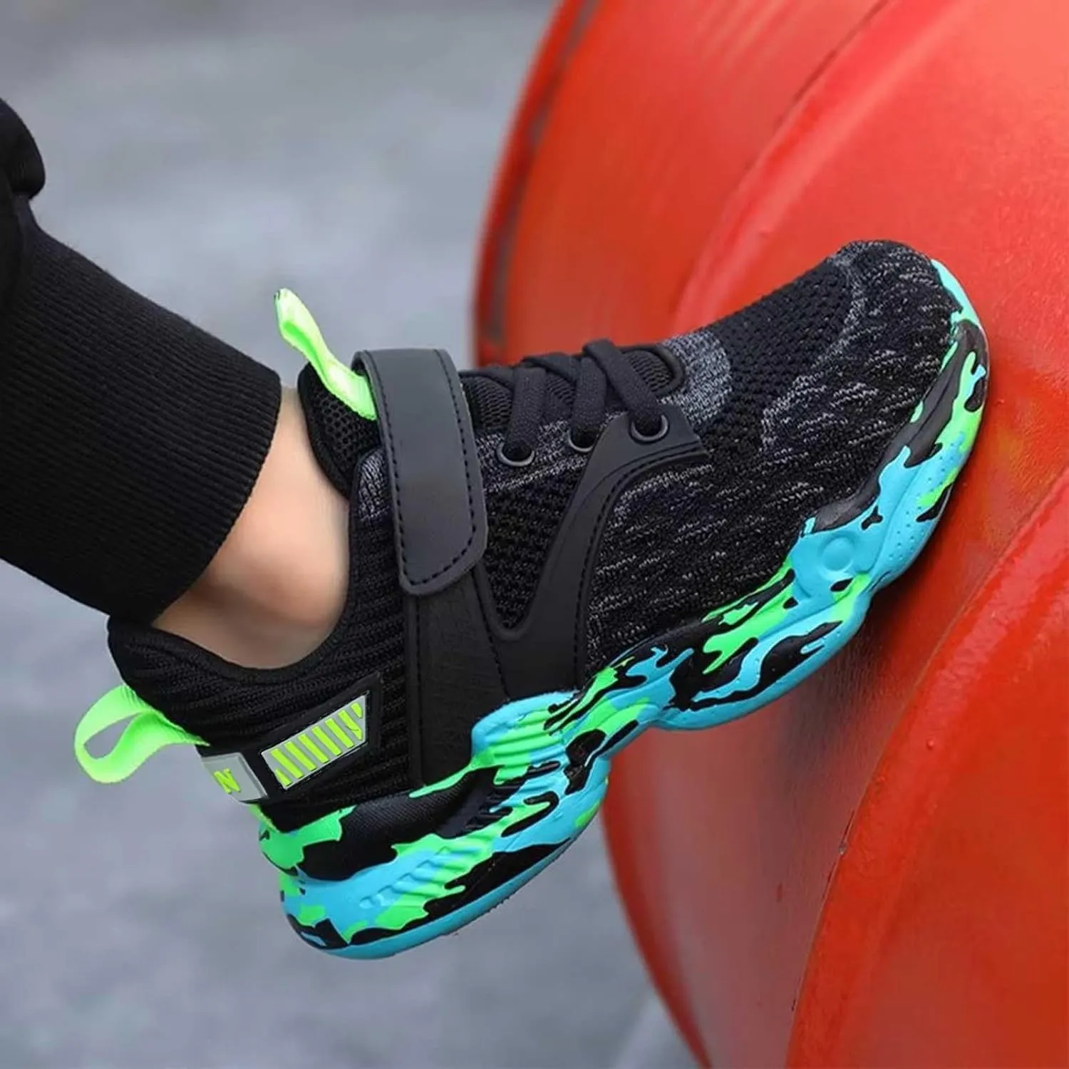 Tennis Shoes Boys Kids Basketball Shoes Girls Lightweight Athletic Running Shoes Breathable School Sports Shoes Sneakers