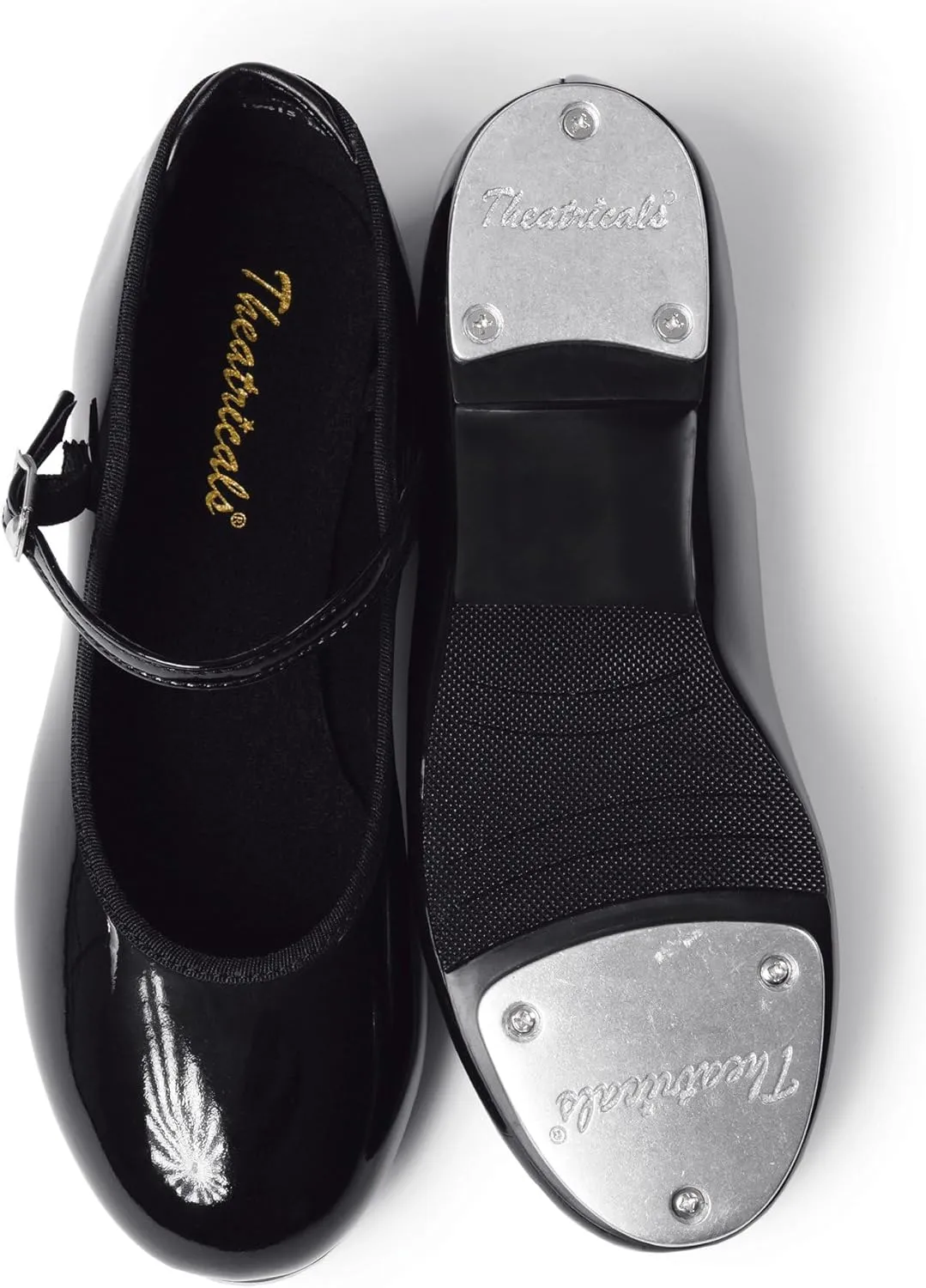 Theatricals Girls TapRite Molded Tap Slide Buckle Tap Shoes