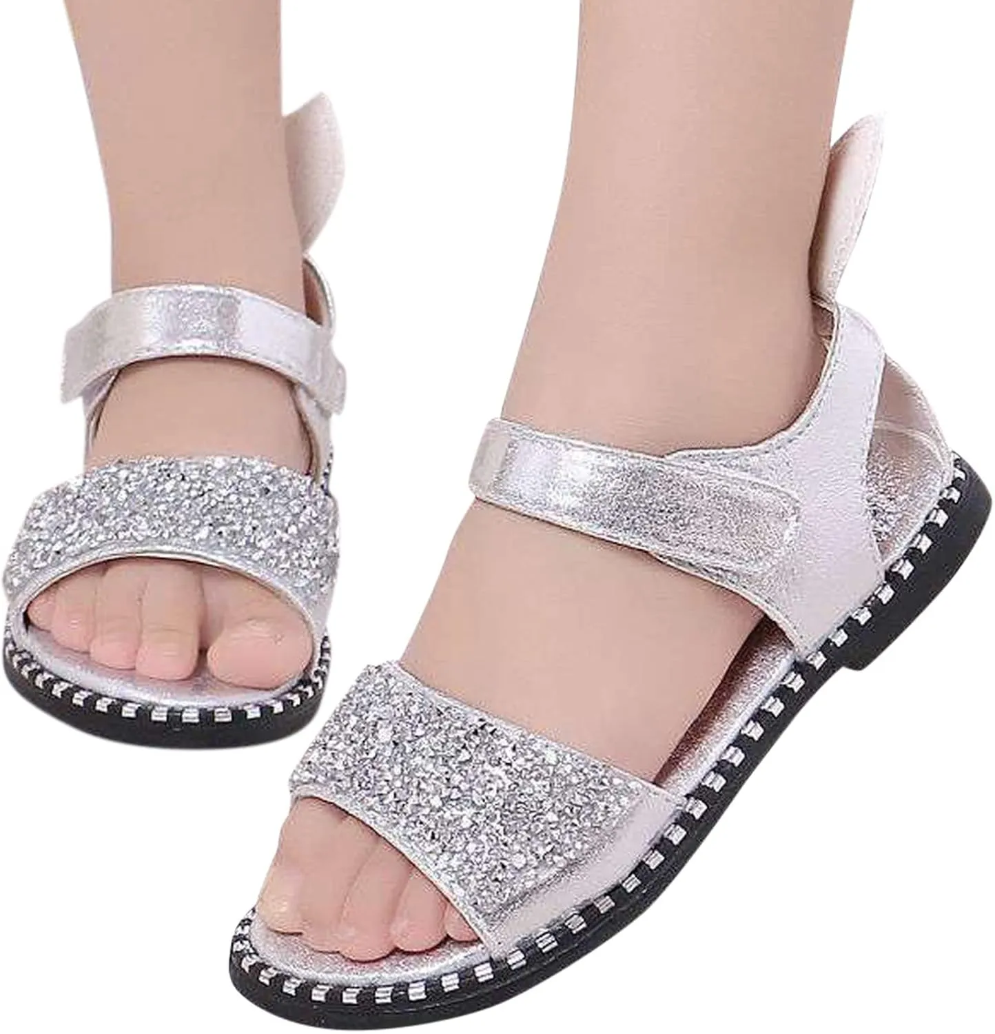 Toddler Bear Slippers Toddler Little Girl Dress Sandals Shoes Casual Slip On Shower Flip Flops for Girls