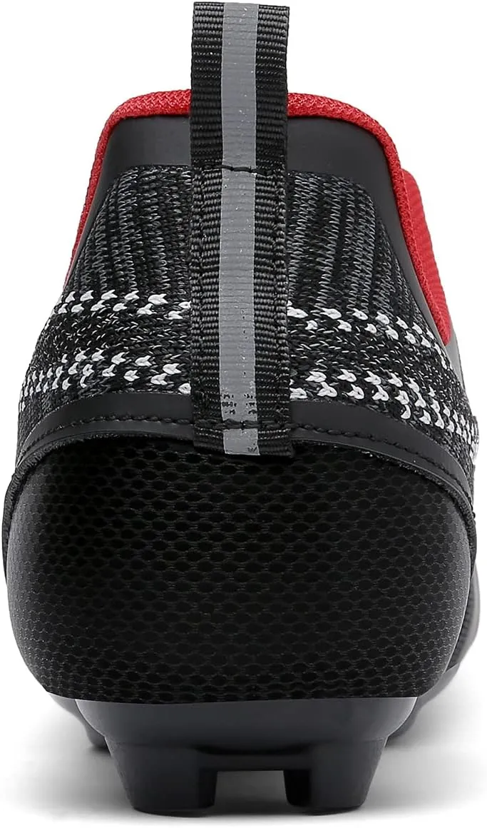 Unisex Cycling Shoes Compatible with Peloton Indoor Riding Road Bicycle with Delta Cleats Outdoor Pedal Bike Shoes