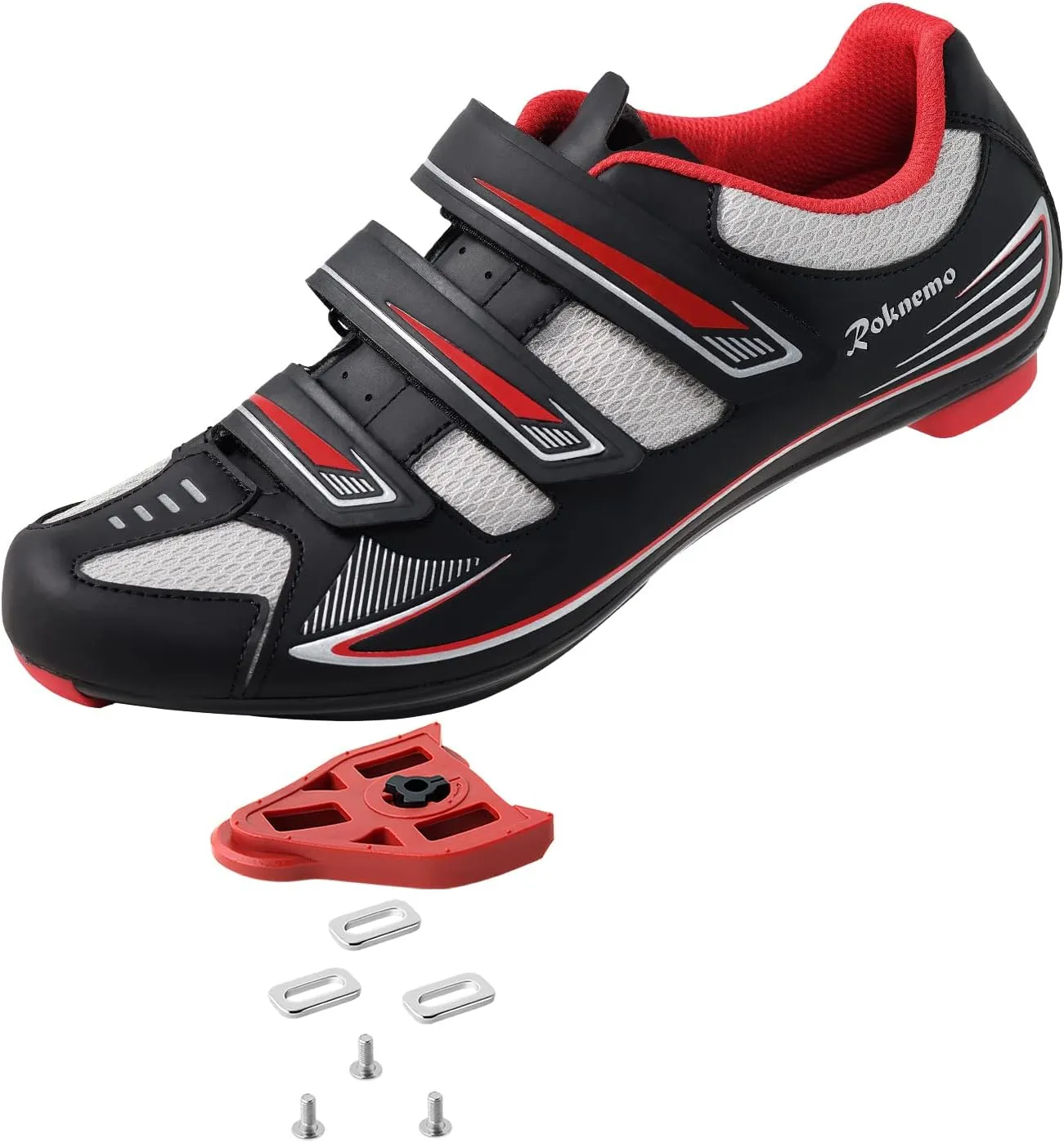 Unisex Cycling Shoes with Look Delta Cleats - Peloton Compatible Spin Shoes with SPD Clips - Indoor Shimano Road Bike for Men Women