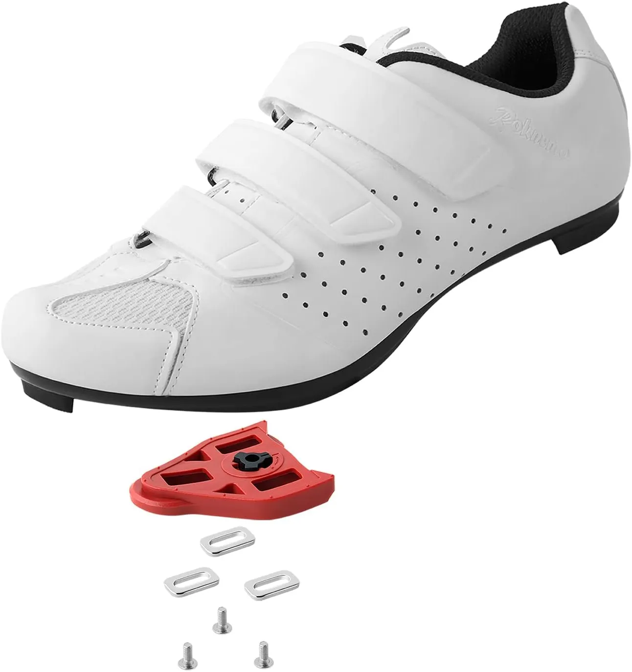 Unisex Cycling Shoes with Look Delta Cleats - Peloton Compatible Spin Shoes with SPD Clips - Indoor Shimano Road Bike for Men Women