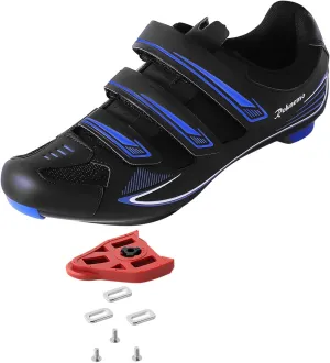 Unisex Cycling Shoes with Look Delta Cleats - Peloton Compatible Spin Shoes with SPD Clips - Indoor Shimano Road Bike for Men Women
