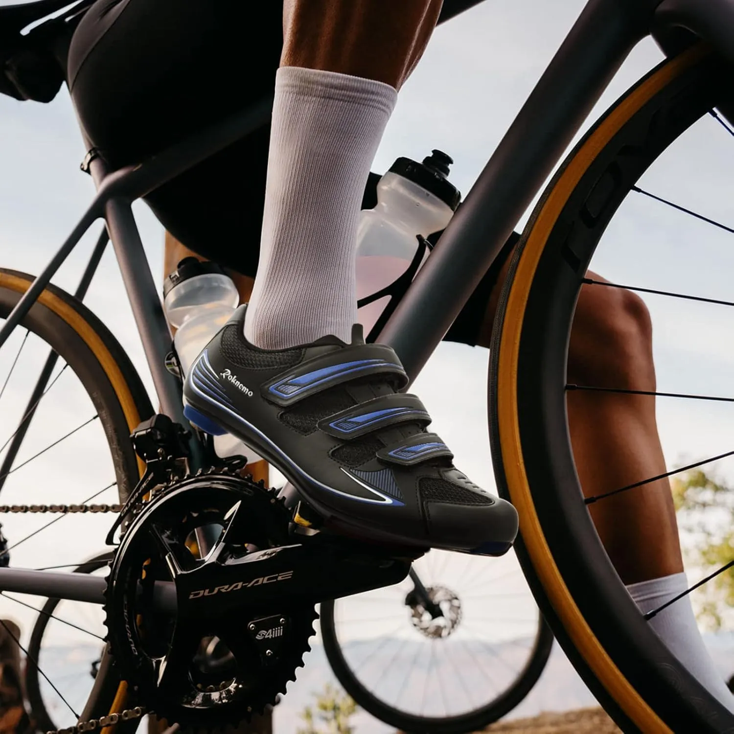 Unisex Cycling Shoes with Look Delta Cleats - Peloton Compatible Spin Shoes with SPD Clips - Indoor Shimano Road Bike for Men Women