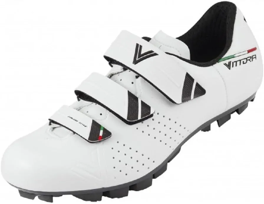 Vittoria Rapide MTB Cycling Shoes (White, EU 43 US 9 UK 8 ½)