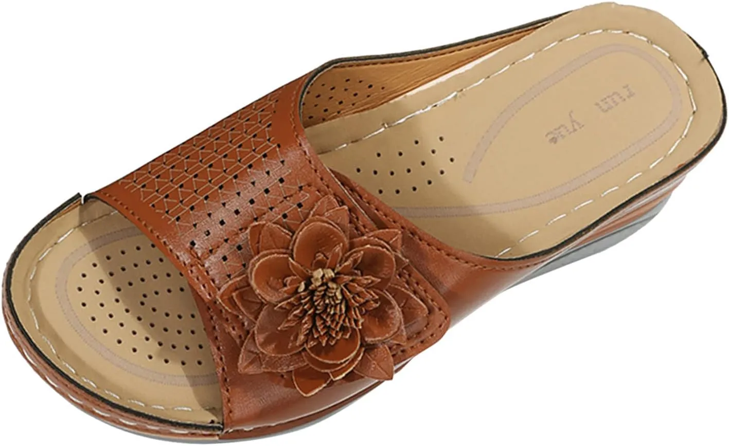 Womens Flip Flops with Arch Support Womens Flip Flops Size 8 Orthopedic Women Closed Toe Shoes Brown Leather Sandals Women Comfortable Brown Sandals Women Comfortable Nude Sandals Women