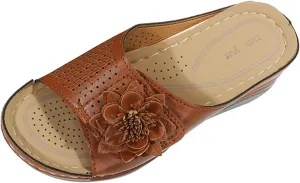 Womens Flip Flops with Arch Support Womens Flip Flops Size 8 Orthopedic Women Closed Toe Shoes Brown Leather Sandals Women Comfortable Brown Sandals Women Comfortable Nude Sandals Women