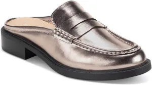 Womens Katyaaa Solid Faux Leather Loafers