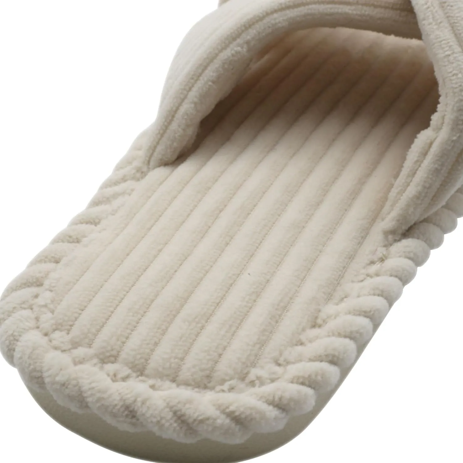 Women's Velvet Bow Slippers - Cozy Corduroy Indoor House Shoes with Anti-Slip Sole, Comfortable and Stylish Gift Slippers for Home and Bedroom